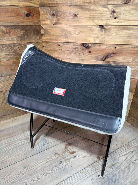 59 CSI Gray Standard Western Cut Medium Saddle Pad