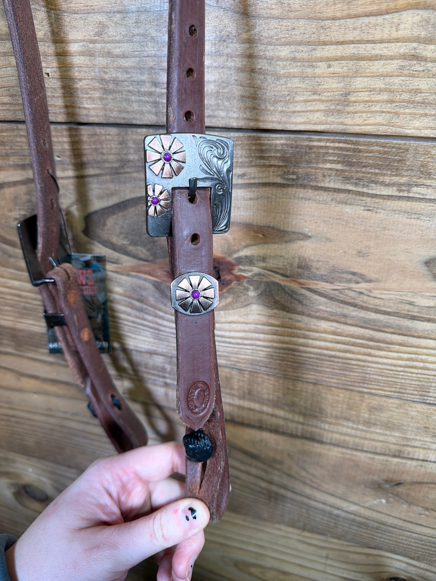 23 Headstall Cheaney QC Purple