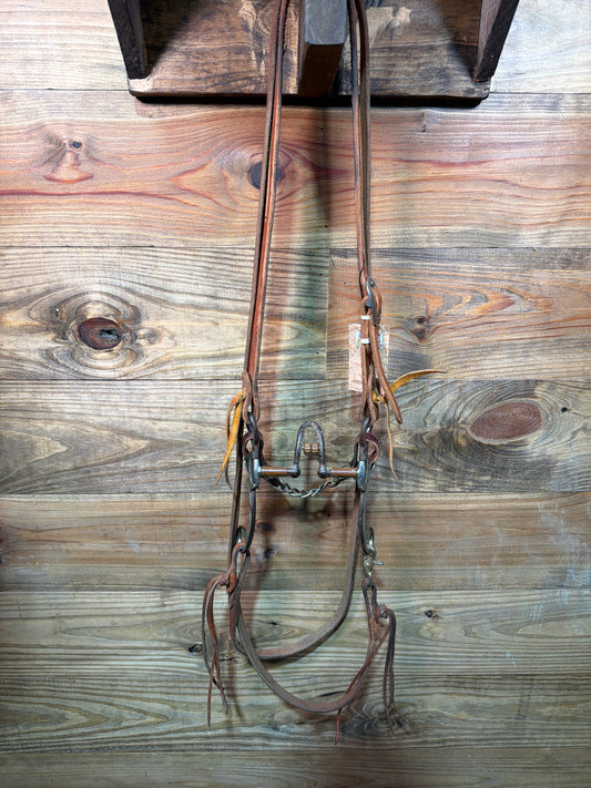 ISUB061 Custom Brandon Anthony Bridle w/ Tanner Field Headstall