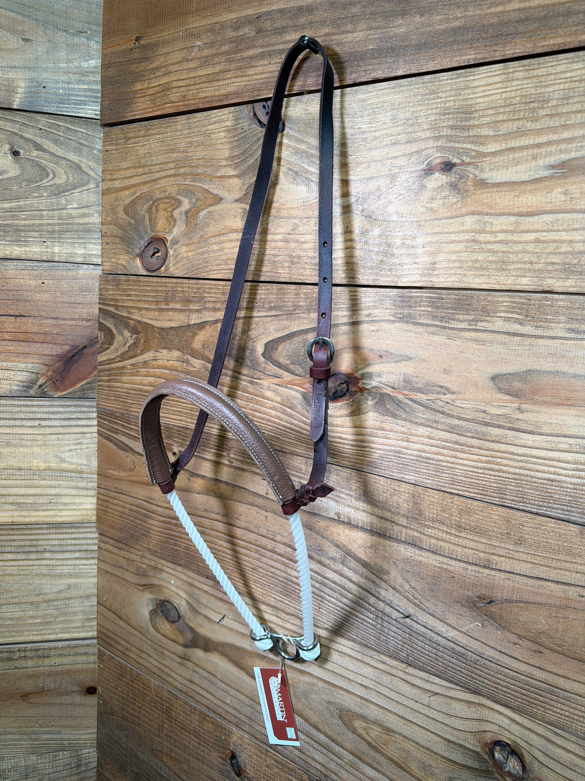 Martin Saddlery Single Rope Noseband Chocolate Harness