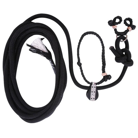 Jerry Beagley Deluxe Jerkline & Pulley Set Black