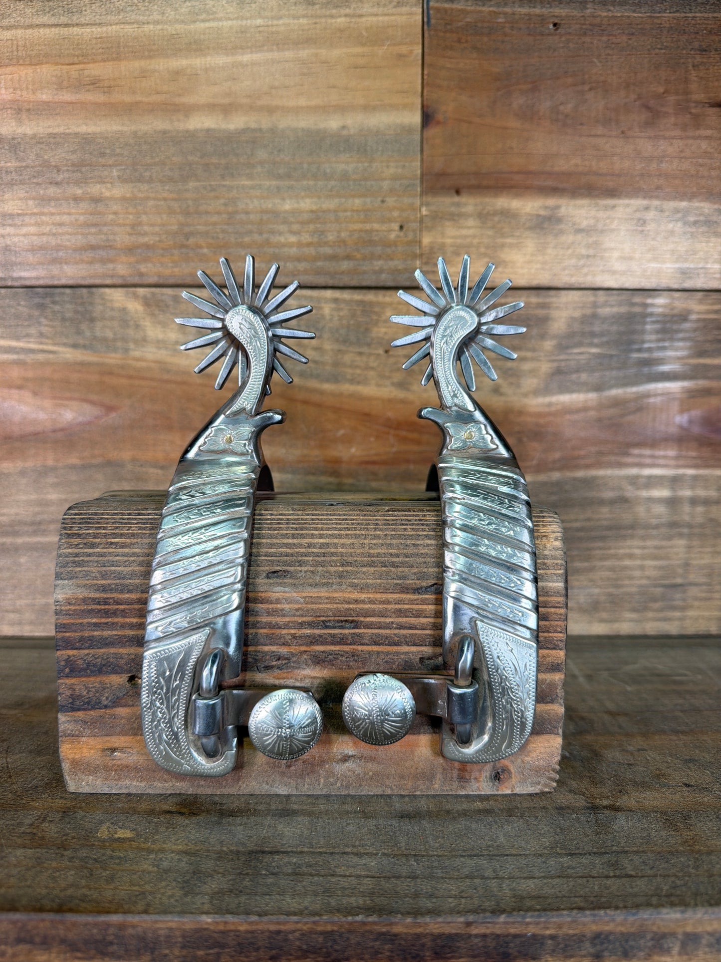ISSPUR40 Jason Jarvis Double Mounted Spurs
