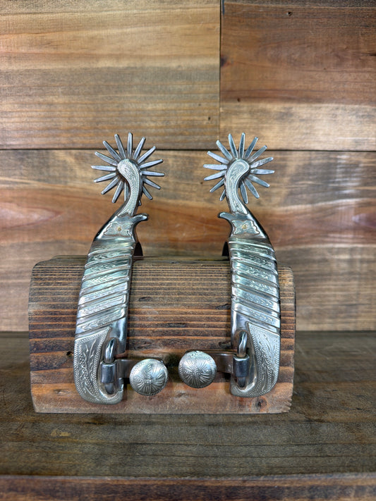 ISSPUR40 Jason Jarvis Double Mounted Spurs