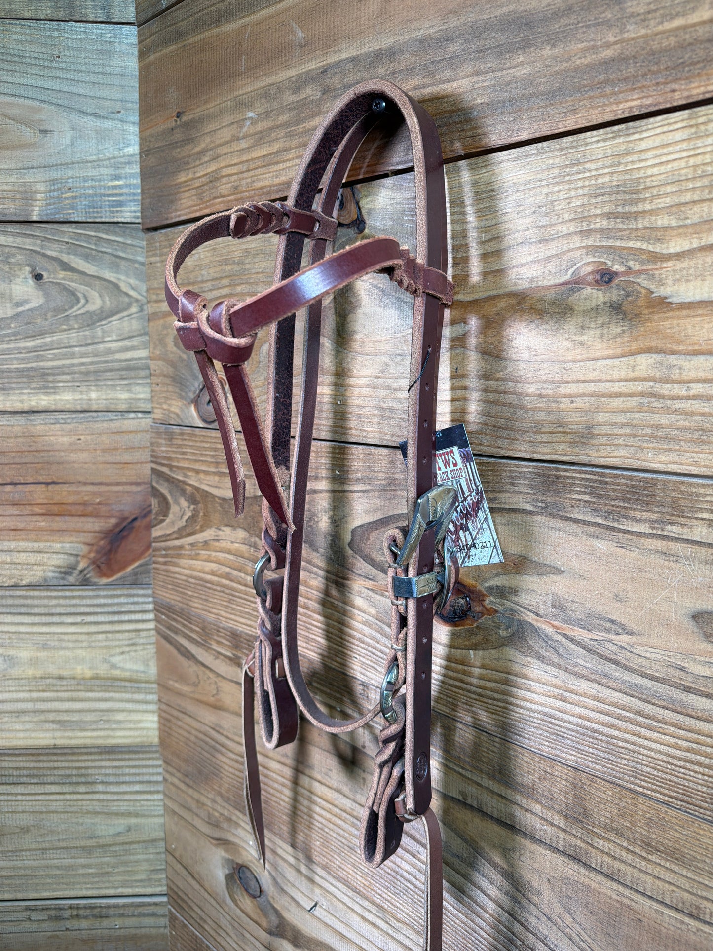 Joe Hipp Latigo Browband Headstall w/ Teskey's Buckle & Rings
