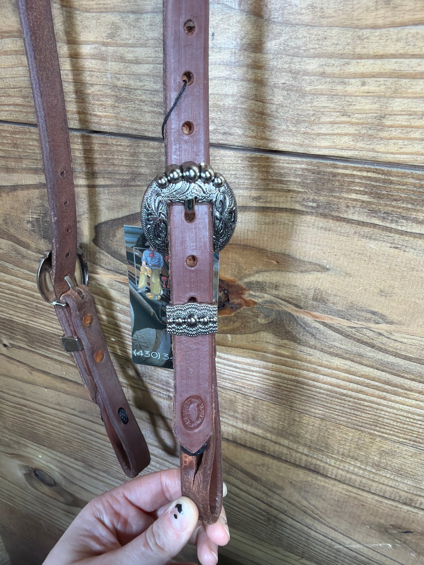 24 Headstall Cheaney Silver