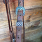 ISUB063 Cactus Saddlery Stamped Chain Port Bridle