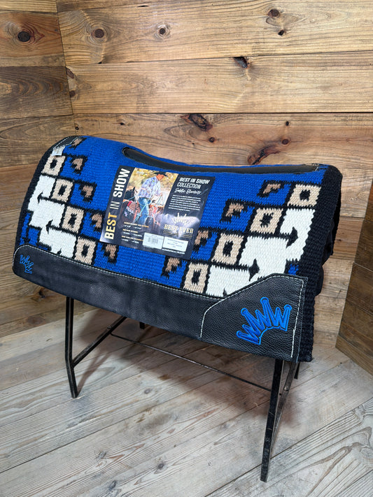 113 Best Ever 34x38 & 1" New Pueblo Blue Beige