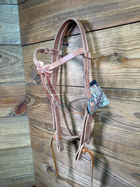 Joe Hipp Natural Browband Headstall w/ Stainless Buckle