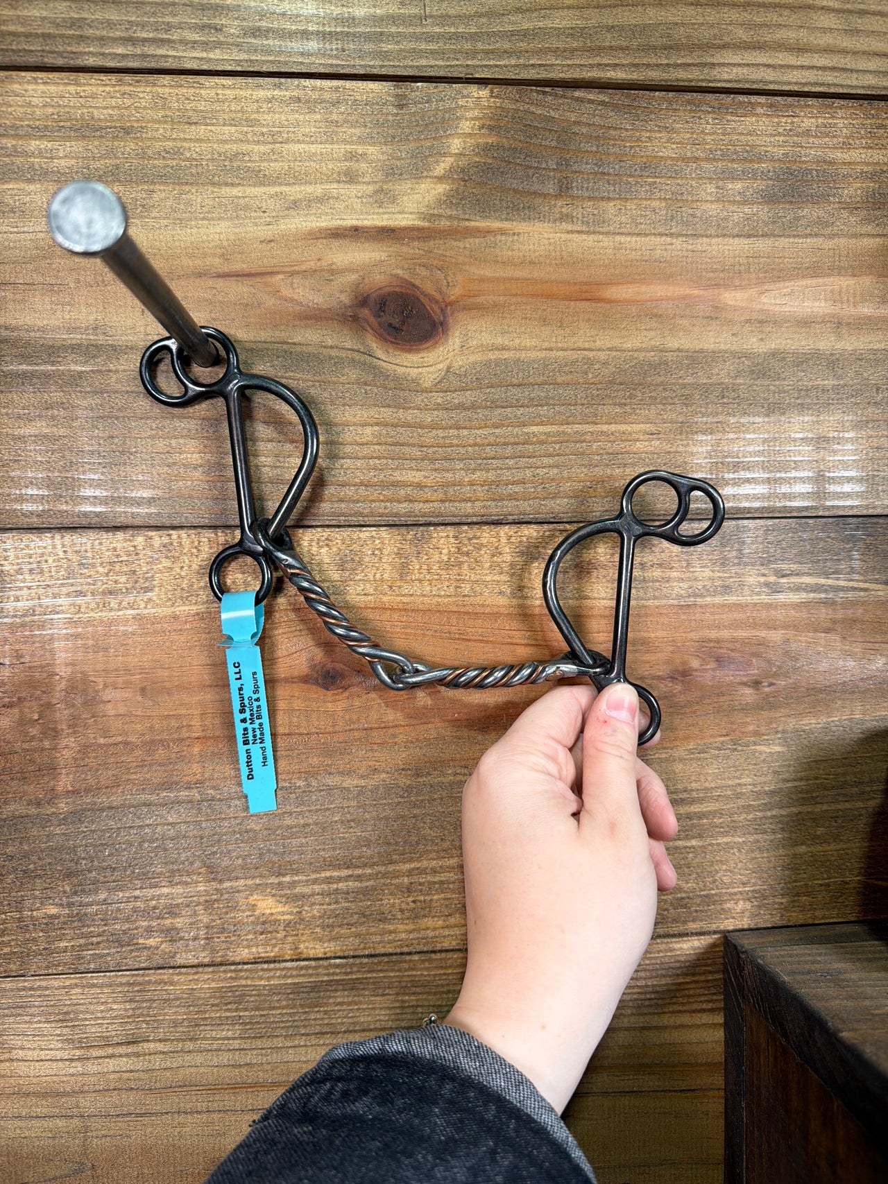 R1-43 Dutton 2 Piece Snaffle Twisted Wire