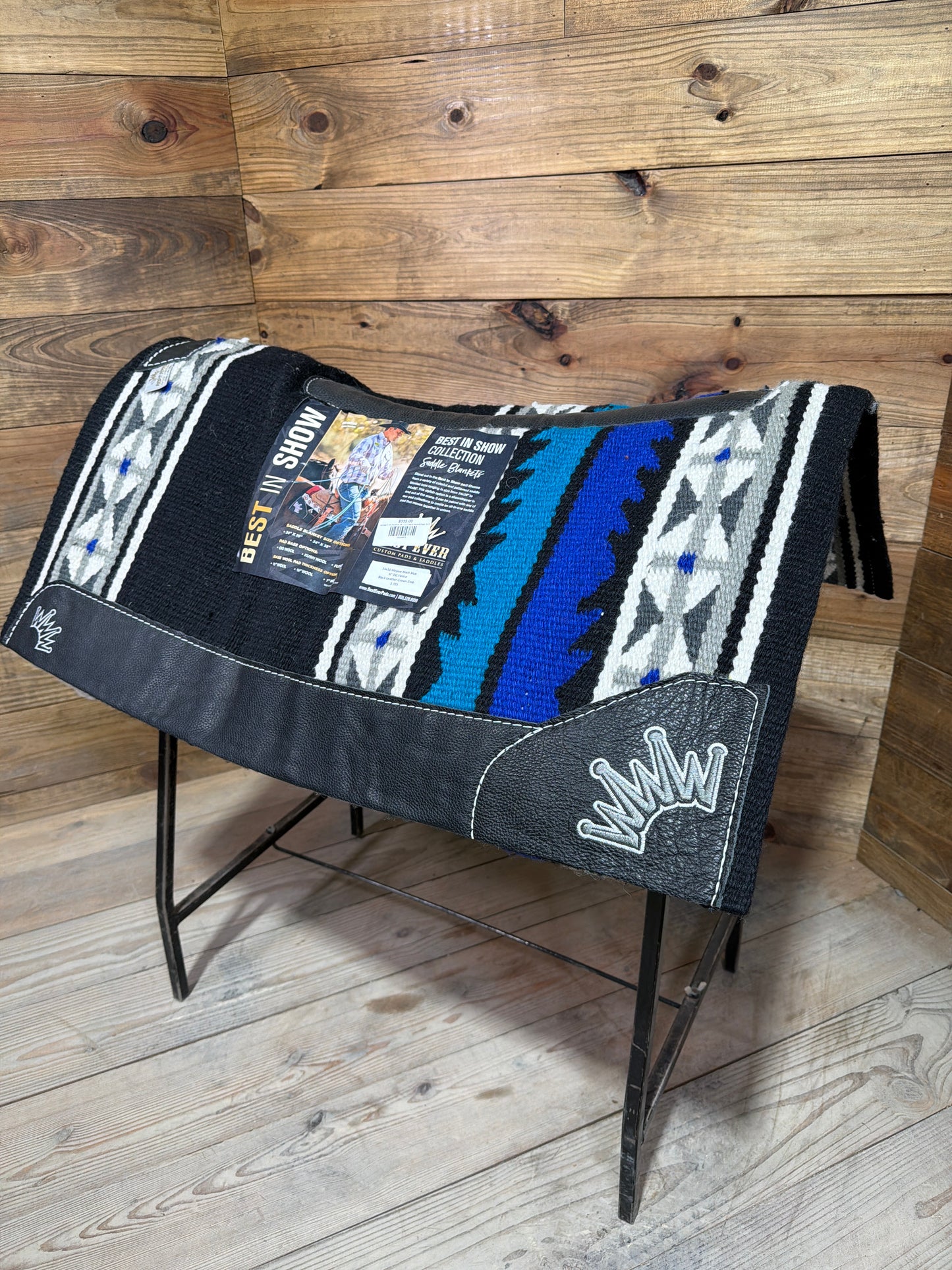 96 Best Ever 34x36 & 3/4" OG Fleece Mojave Black Blue