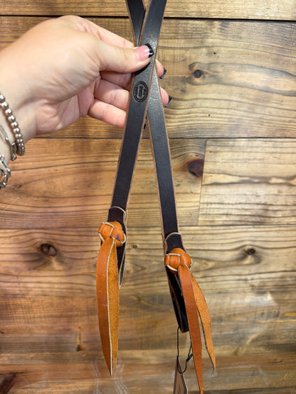 Joe Hipp 5/8" Roping Reins Pineapple Knots