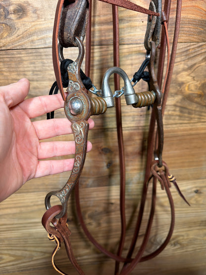 ISUB097 Josh Ownbey Mounted Shanks Bridle