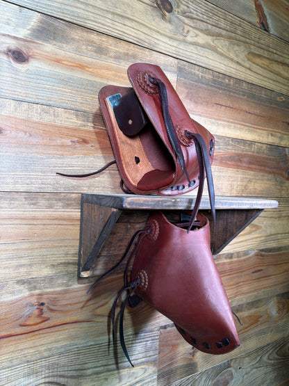 Oiled Slick Tapadero Stirrups