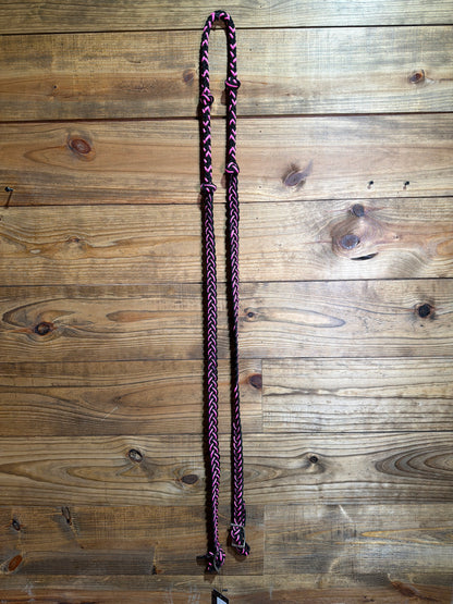 Braided Nylon Barrel Reins w/ Knots