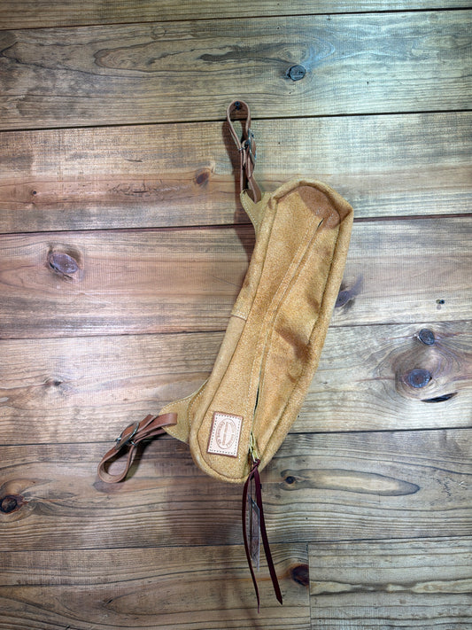 Cargill Cantle Bag Honey Mustard Roughout