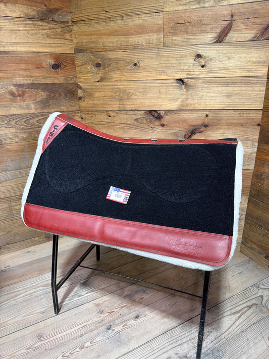 93 CSI Black Standard Western Cut Medium Saddle Pad