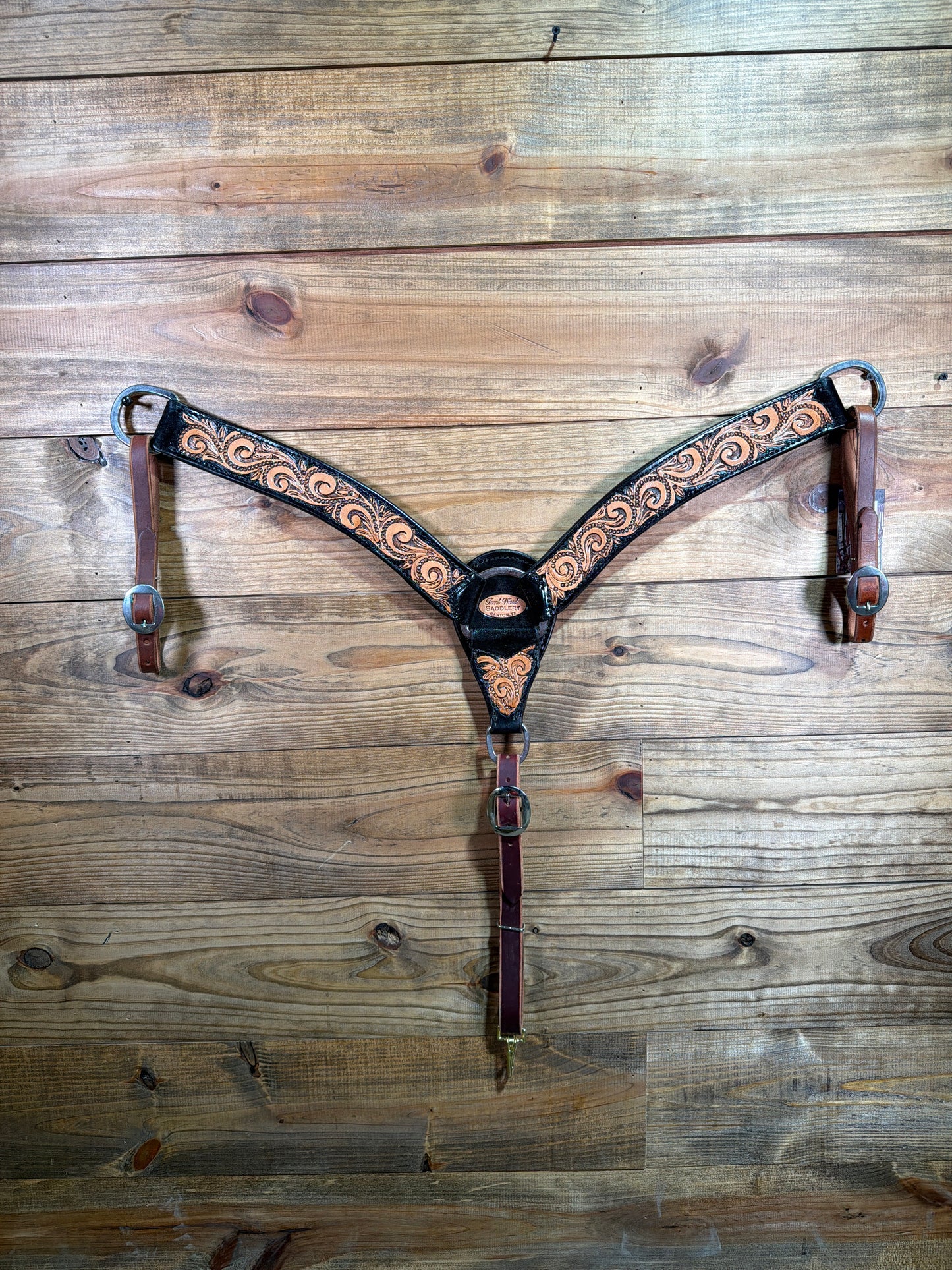 BC72 TWS Tooled 2" Black Dyed
