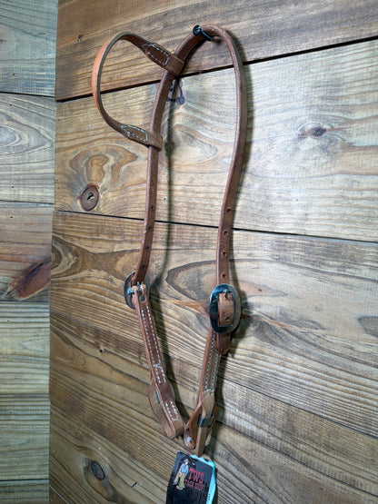 Harness One Ear Headstall Rolled Ear