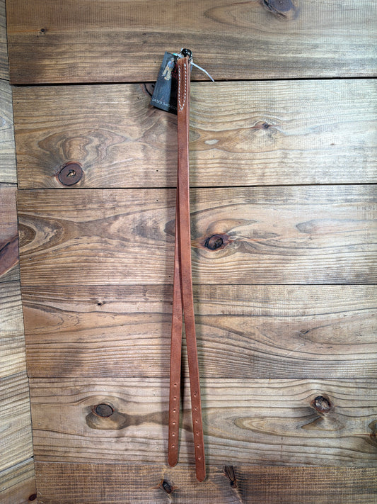 H5001 3/4" Leather Pulling Collar Tugs