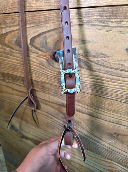 One Ear Headstall w/ Square Buckle
