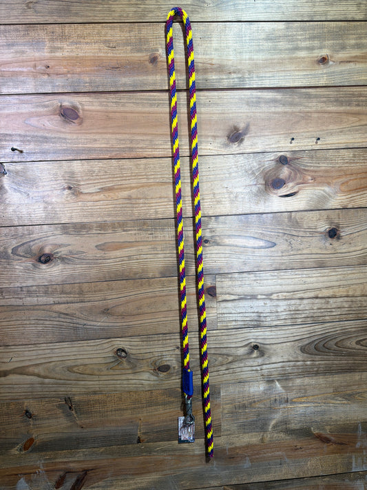 Yellow & Purple Lead Rope w/ Turn Buckle Snap
