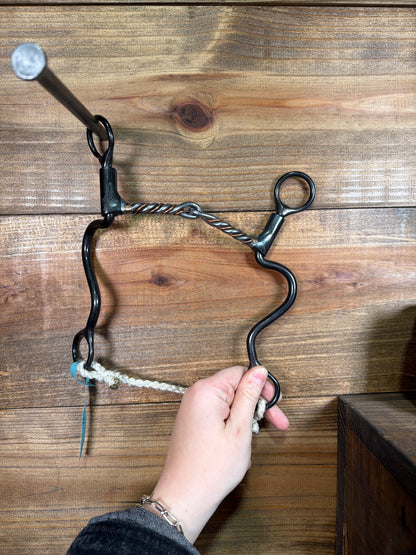 07-43 Dutton 2 Piece Twisted Wire Snaffle