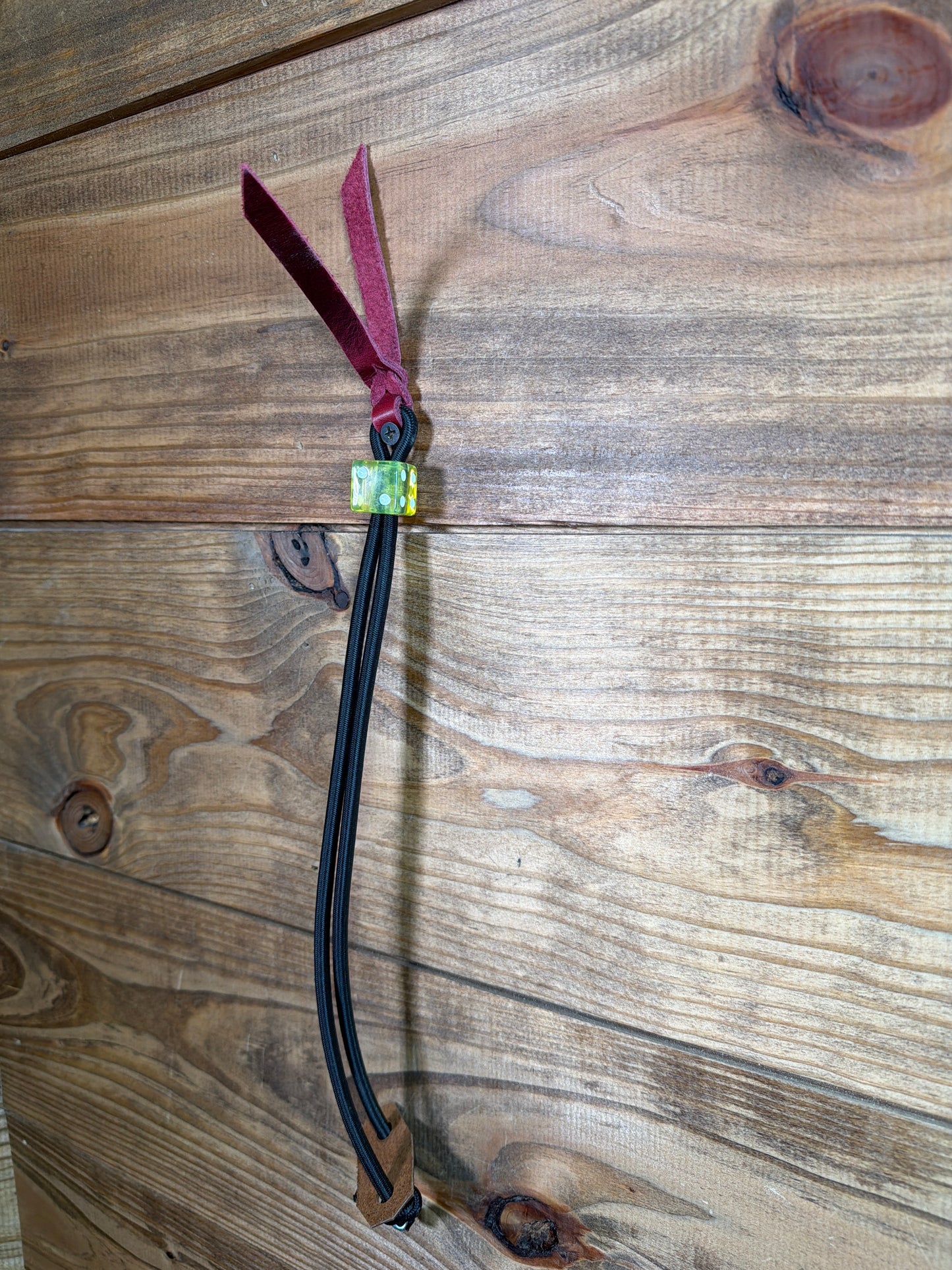 Rope Holder Bungee Yellow Dice