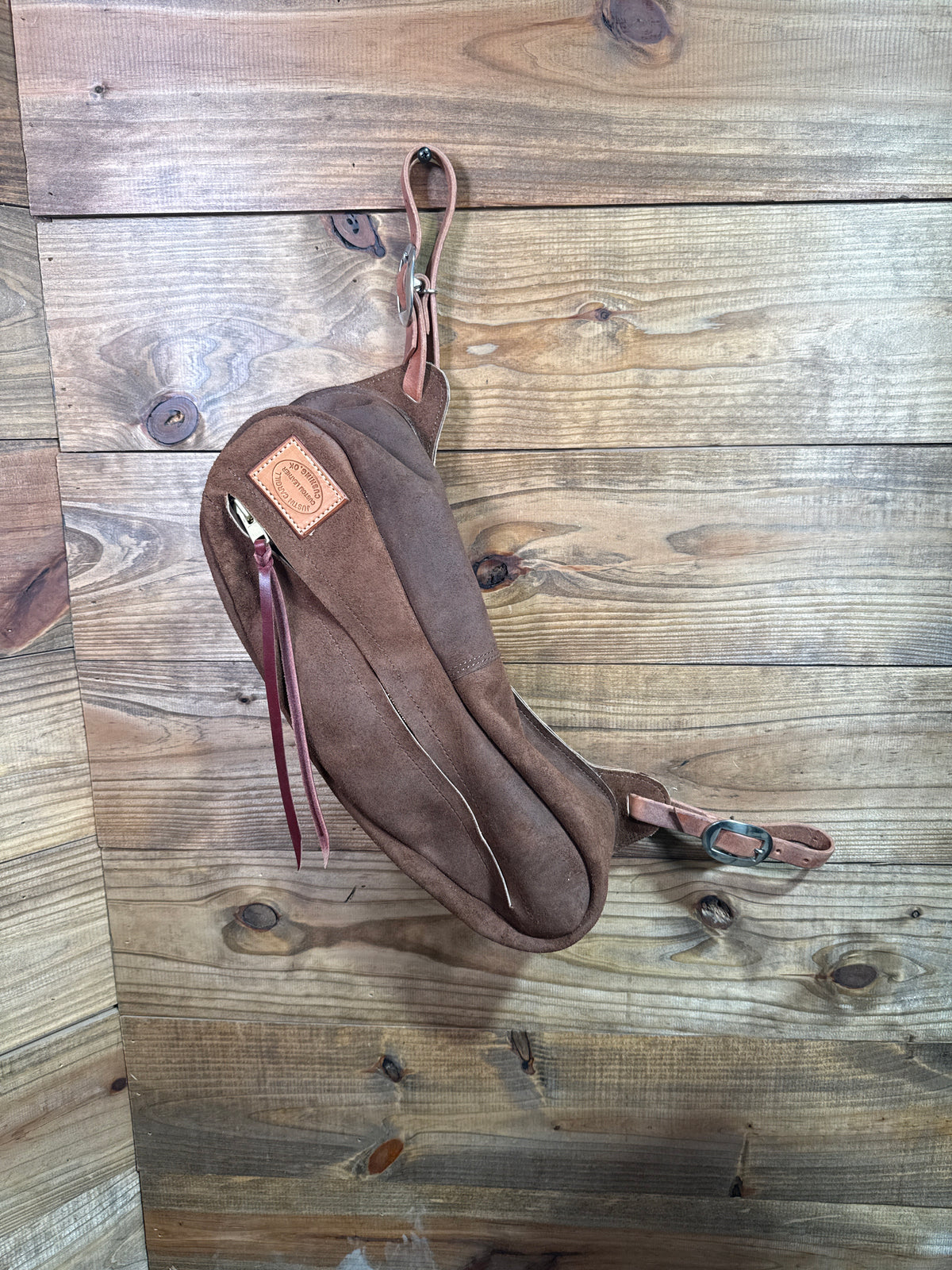 Cargill Cantle Roughout Bag Chocolate Brown