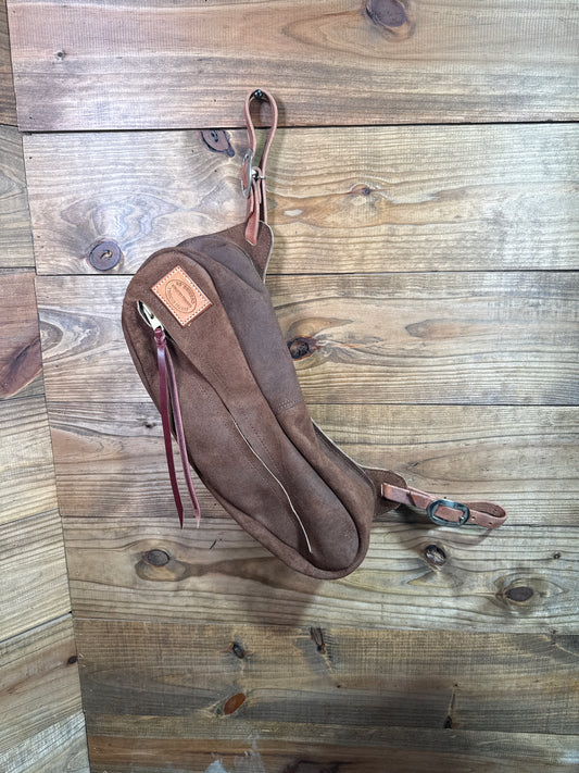 Cargill Cantle Roughout Bag Chocolate Brown