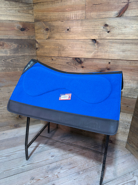 Royal Blue CSI Medium Western Cut Pad