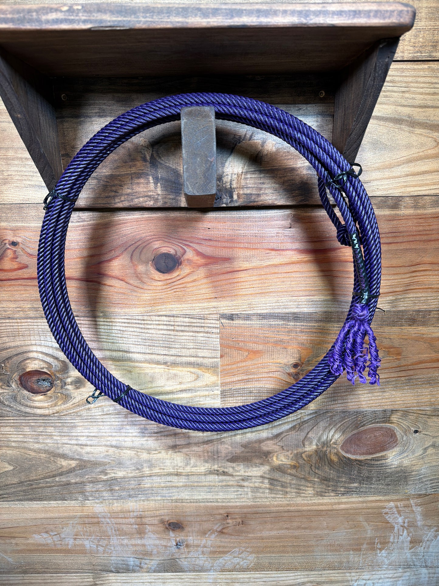 Willard Rope 4 Strand Polly Calf Rope Phoenix Purple
