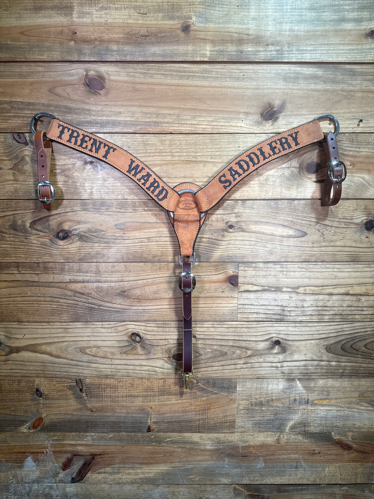 BC121 TWS 2" Roughout Platinum Breast Collar