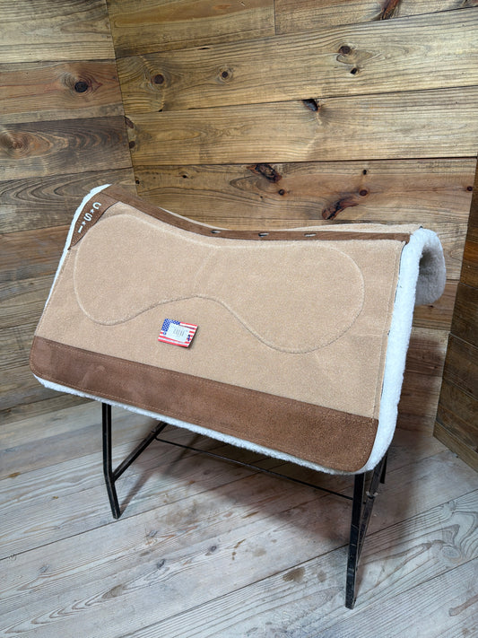 72 CSI Tan Standard Western Cut Medium Saddle Pad