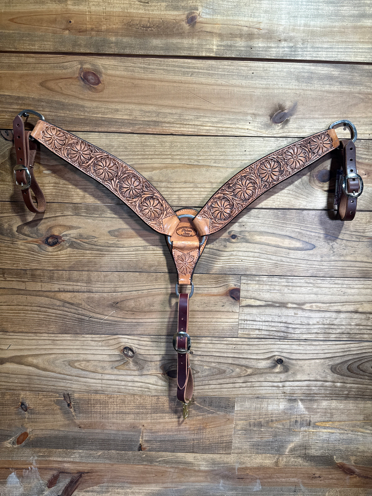 BC104 TWS 3" Antique Floral Breast Collar