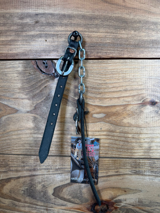 Cheaney 6 Link Black Cowboy Curb Chain