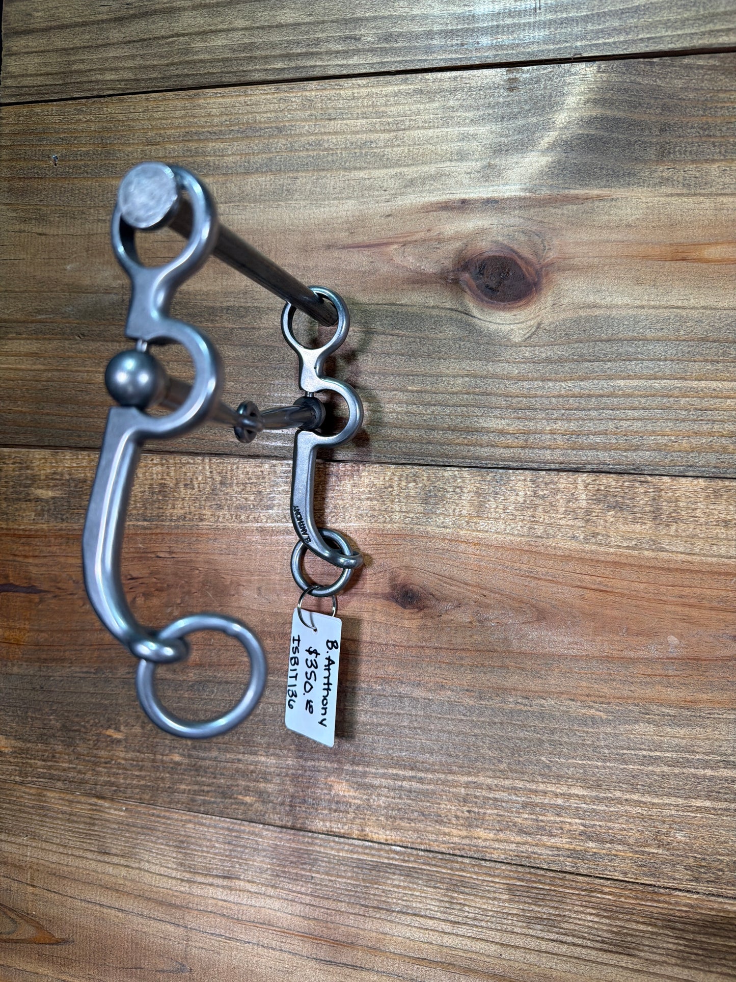 ISBIT136 Brandon Anthony 3/8" Round Snaffle Port