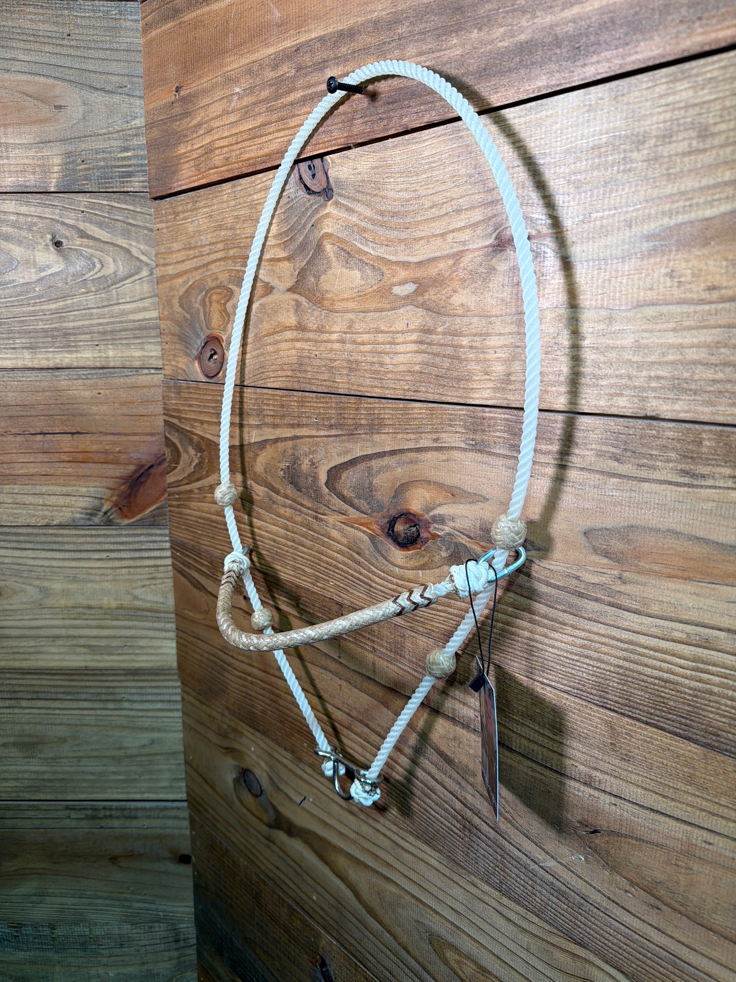 Rawhide Nose w/ Red Lines Rope Headsetter