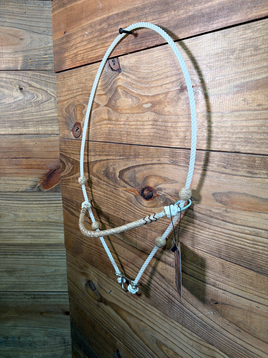 Rawhide Nose w/ Red Lines Rope Headsetter