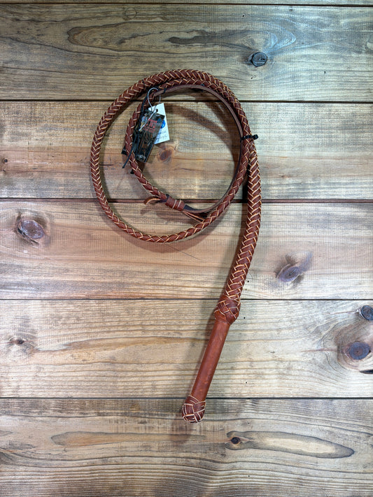 8 Leather Deluxe Bull Whip