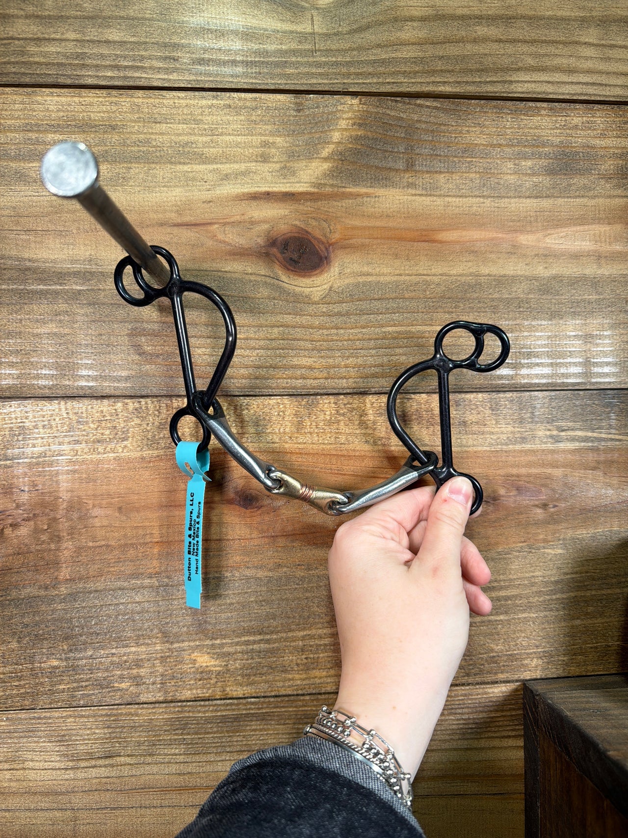 R1-19 Dutton 3 Piece Snaffle Dog Bone Gag