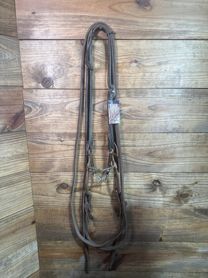 ISUB099 JO Cowboy Line Twisted Wire Snaffle Bridle