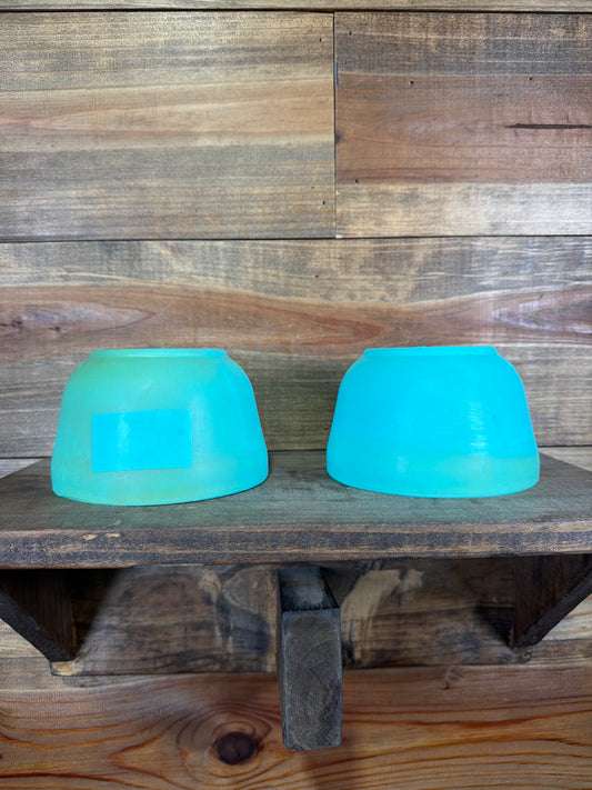 Horse Craft Turquoise Medium Bell Boots