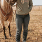 TWS Tack Shop Cowboy Hoodie Military Green