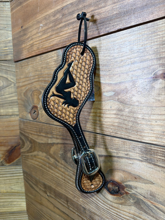 Mens Spur Straps Basket Stamped & Ladies
