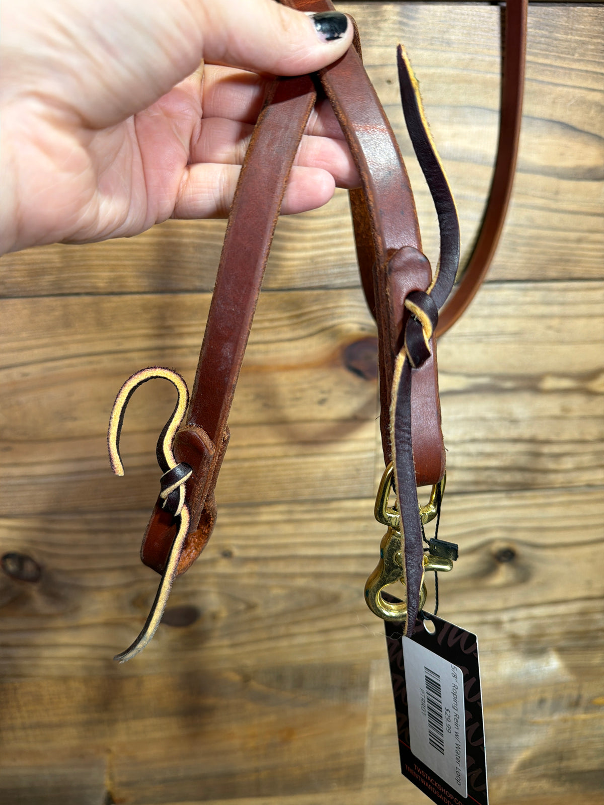 5/8" Roping Rein w/ Water Loop