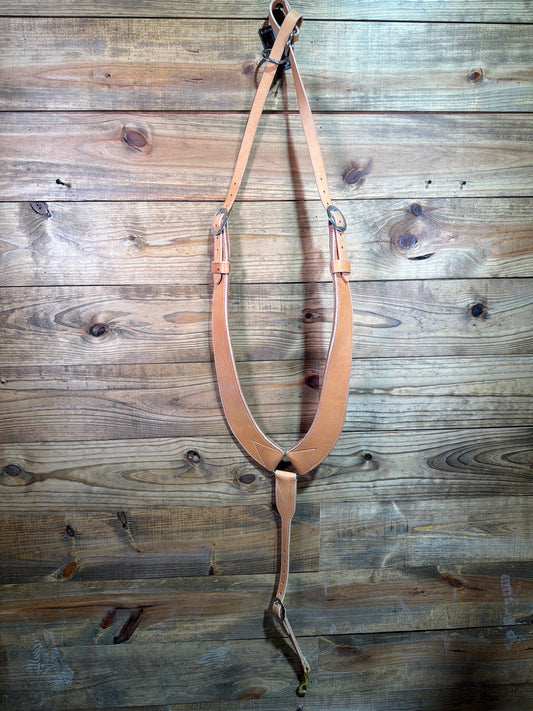 PC06 AM 3" Harness Slick Pulling Collar Reg Buckles