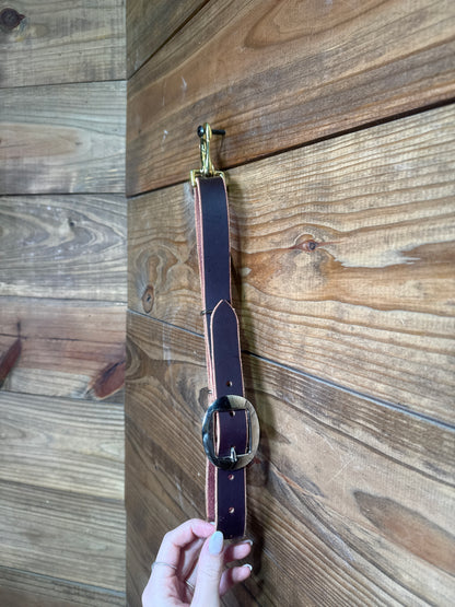 Bottom Breast Collar Tug w/ Brass Clip