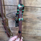 28 Headstall Cheaney QC Green Flower