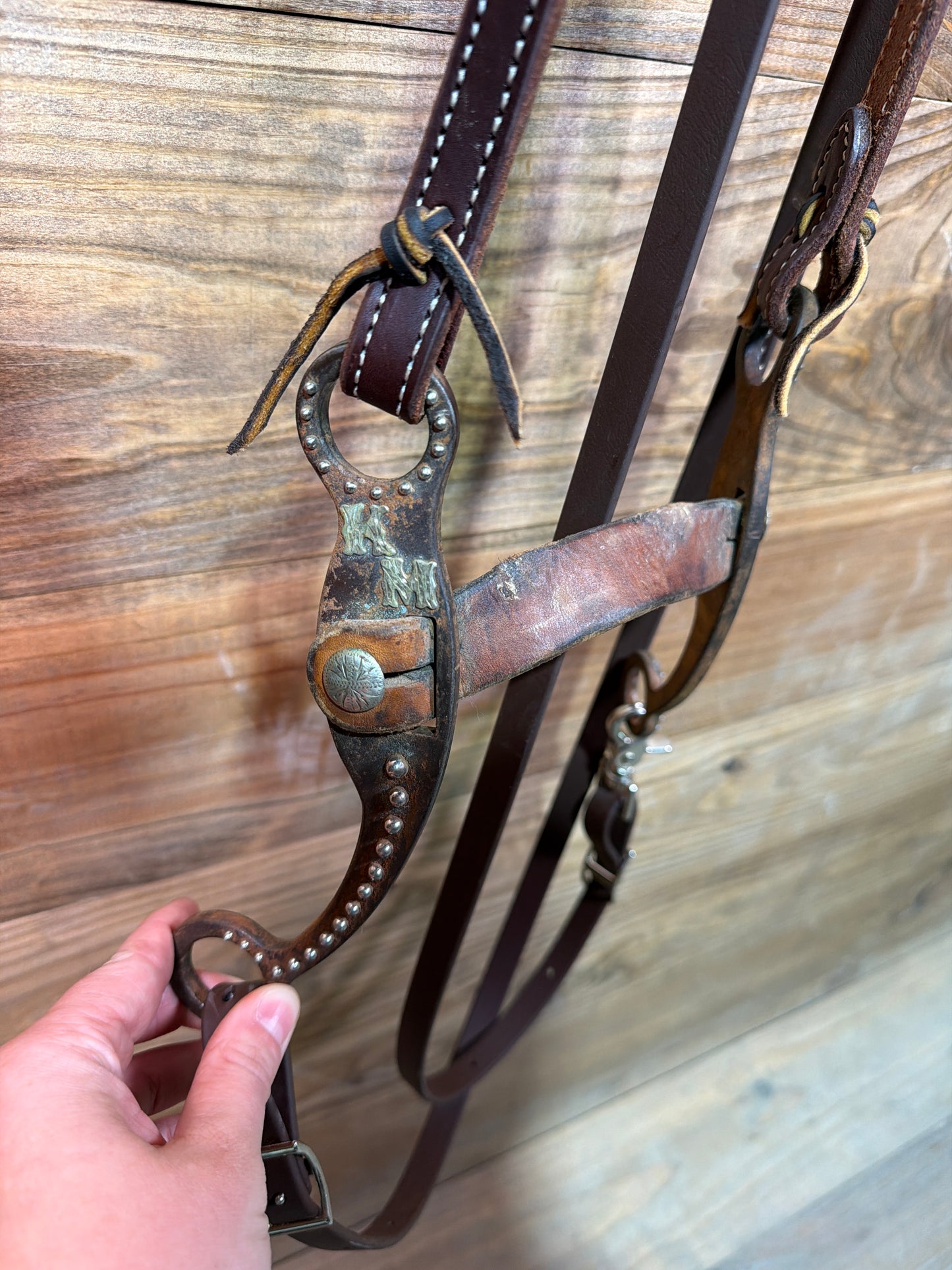 ISUB075 Gordie Alderson Leather Mouth Piece Bridle