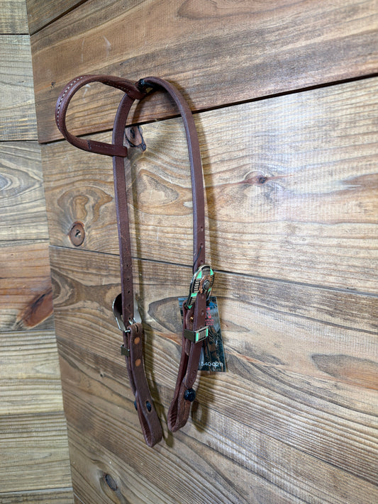 28 Headstall Cheaney QC Green Flower